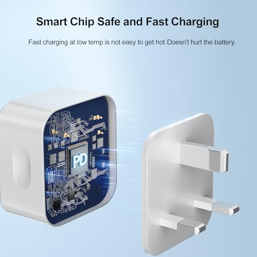 Apple 25W PD Fast Charger (UK Plug) — USB-C Power Adapter